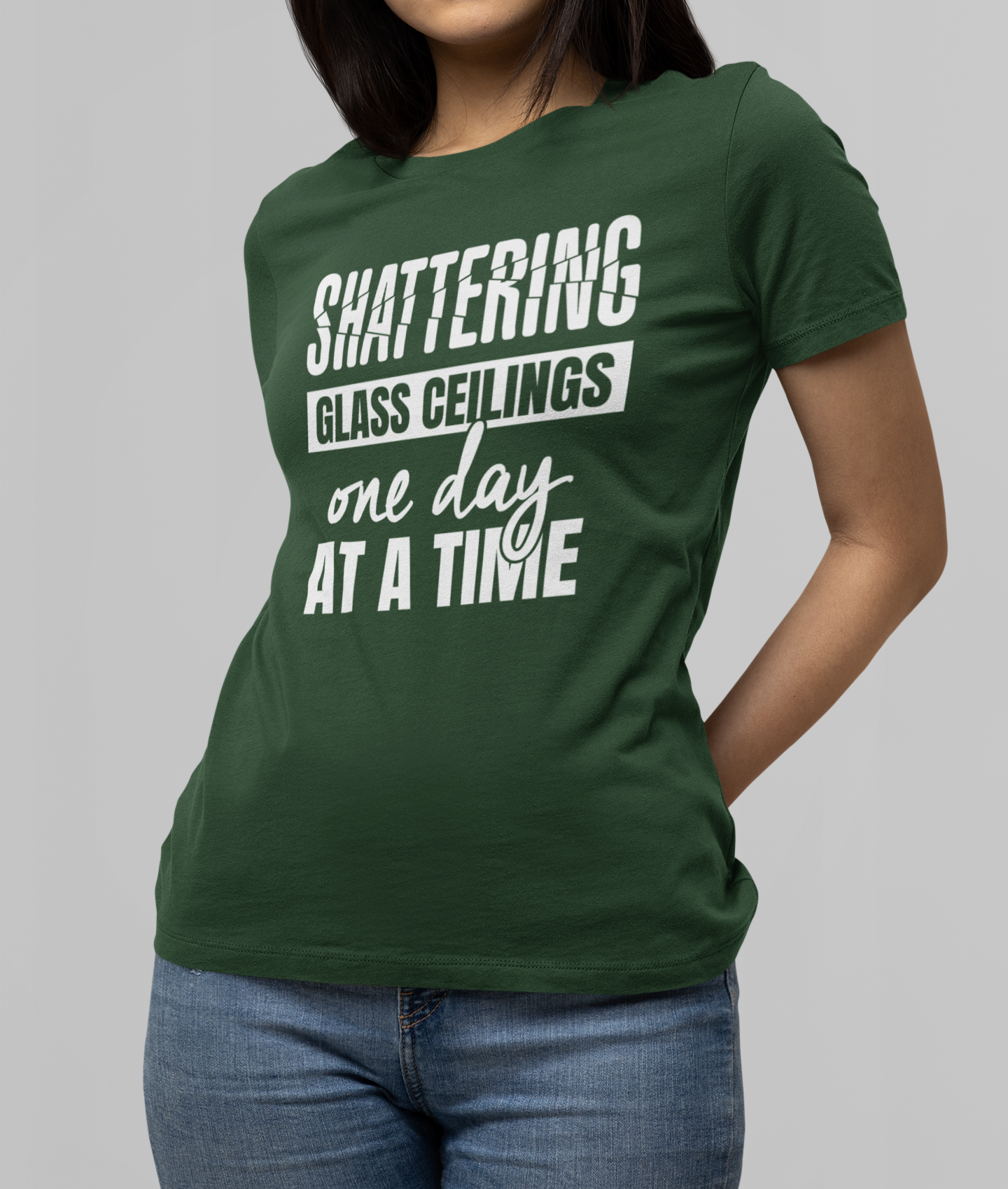 Shattering Glass Ceilings One Day At A Time T-Shirt