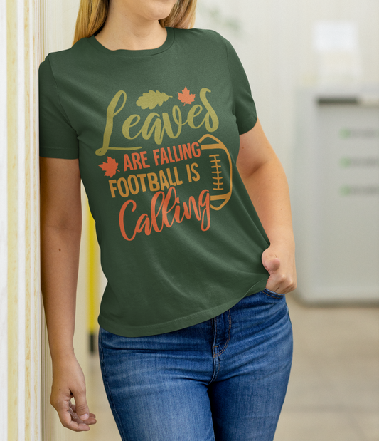 Leaves Are Falling, Football Is Calling T-Shirt