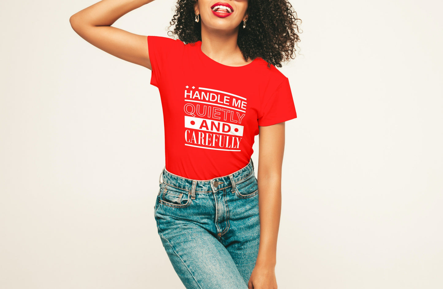 Handle Me Quietly and Carefully T-Shirt (Bold)