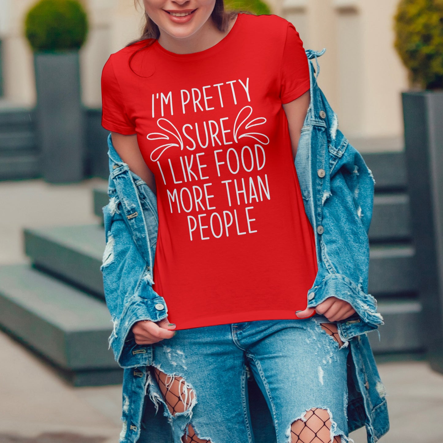 I'm Pretty Sure I Like Food More Than People T-Shirt