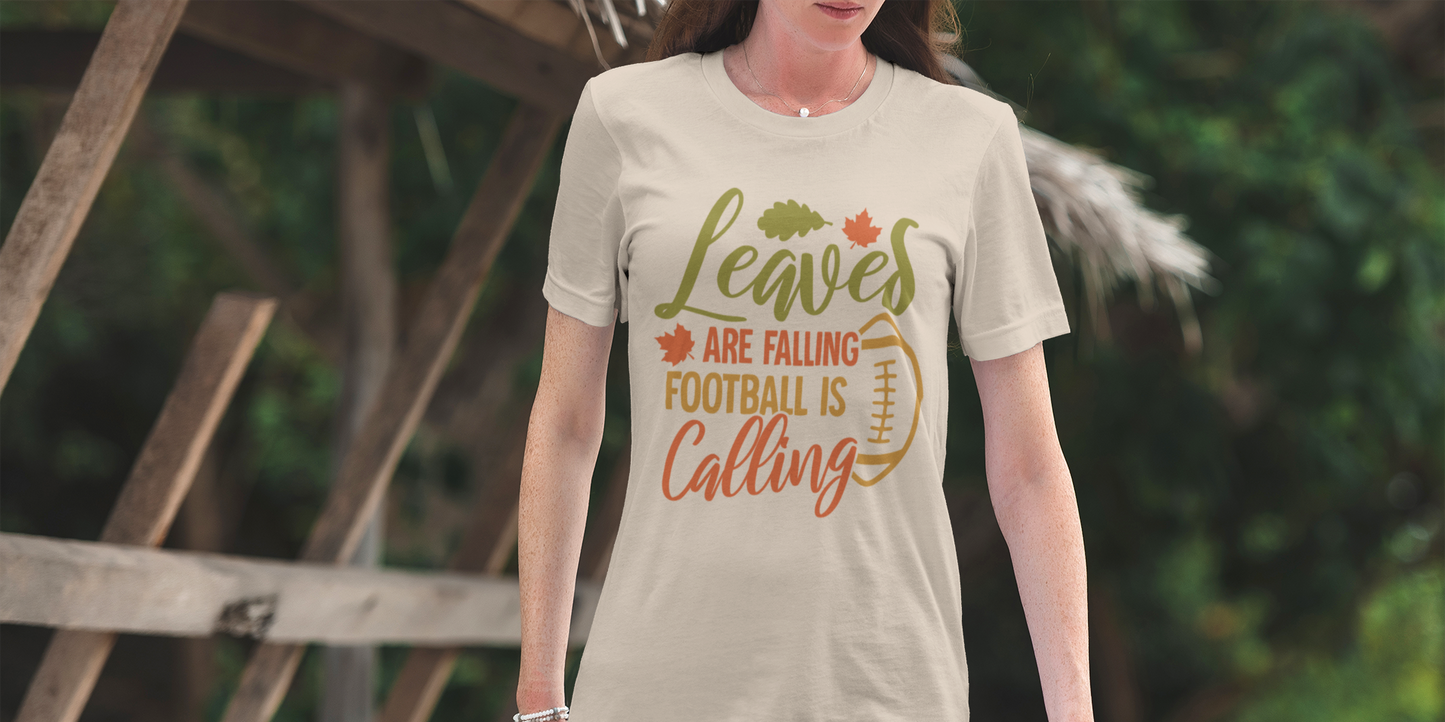 Leaves Are Falling, Football Is Calling T-Shirt